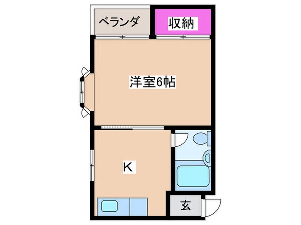 メモリアルタウンD棟の物件間取画像